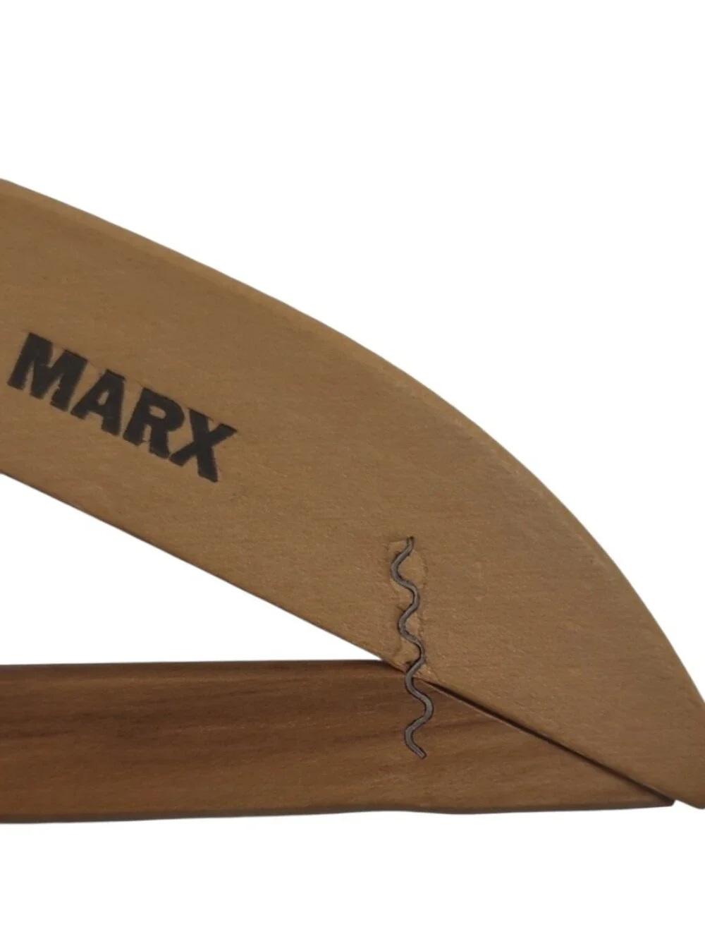 Vintage Wooden Men's Hanger - Natural Brown 
